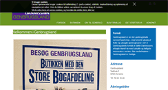 Desktop Screenshot of genbrugslandhorsens.dk